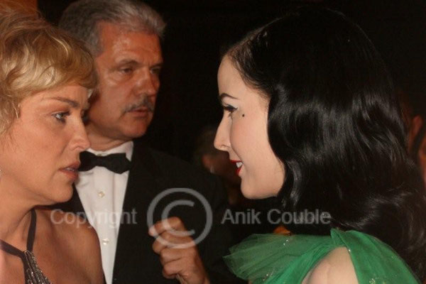 Sharon Stone et Deta Von Tes  2008 / Photo : Anik Couble