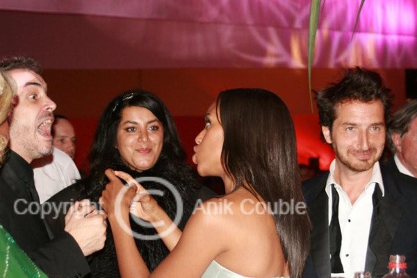 Alfonso Cuaron, Marjane Satrapi, Kerry Washington et Edaouard Bear 2008 / Photo : Anik Couble