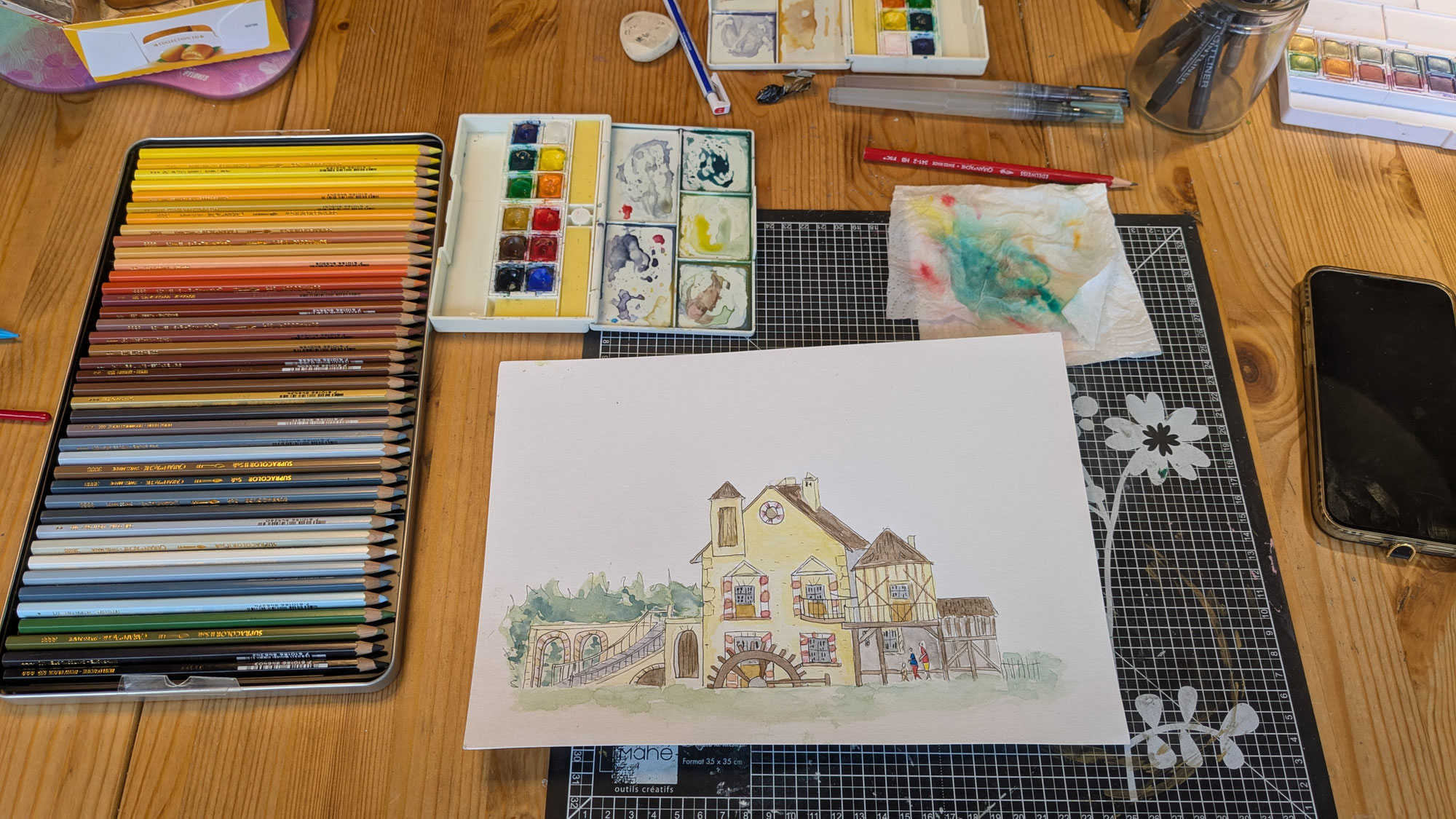 Versailles à l’aquarelle : croquer le Hameau de la Reine et le Temple de l’Amour