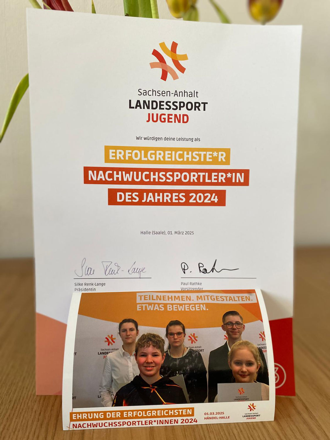 Ehrung der besten Nachwuchstalente im Sport Sachsen-Anhalt