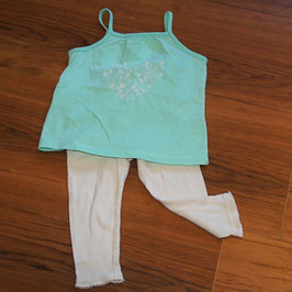 MC149 Verbaudet Shirt und H&M Spitzenleggins 74