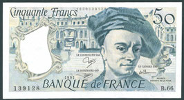 France 50 Francs 1991 Quentin de la Tour