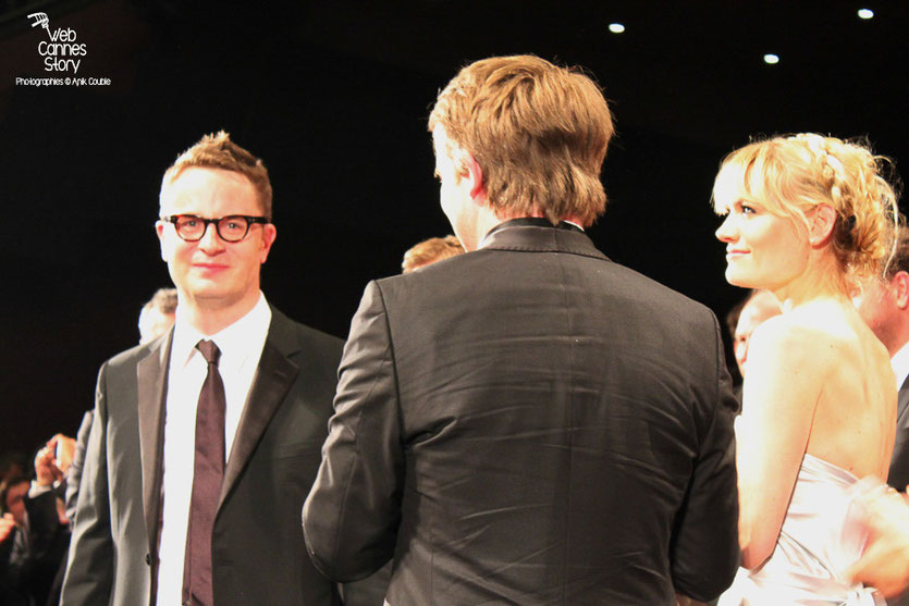 Nicolas Winding Refn, lors de la projection de son film  "Drive" - Festival de Cannes 2011 - Photo  © Anik Couble