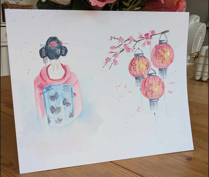 Stage aquarelle : immersion au cœur du Japon… une page à la fois